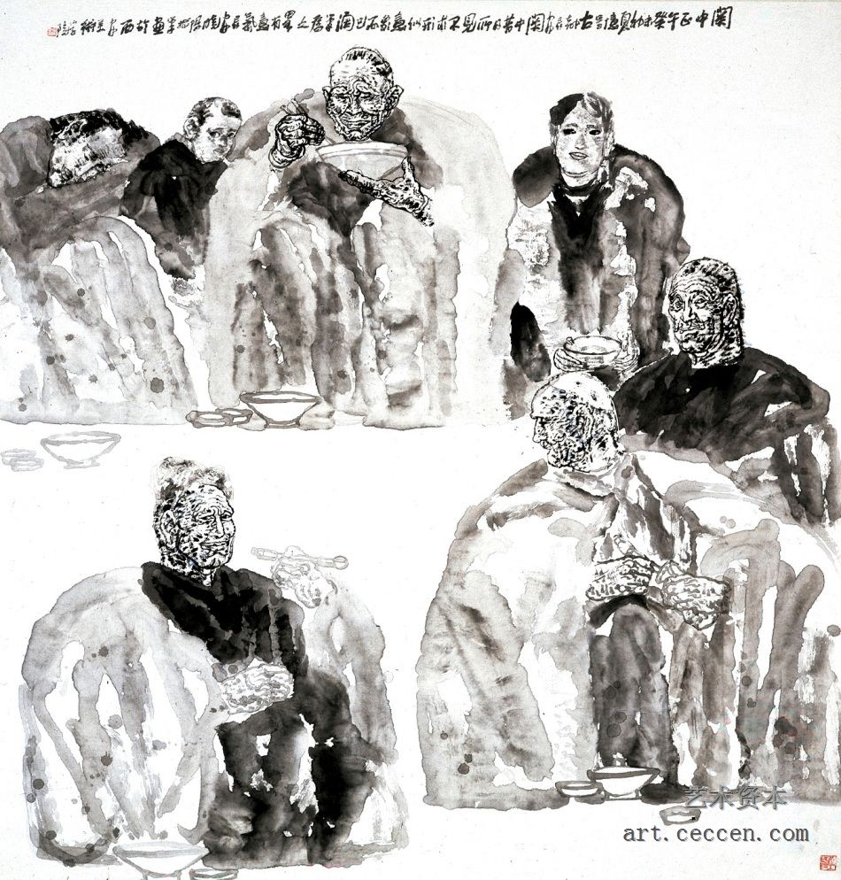 关中正午 200×190cm 2003年